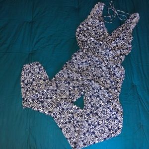 Patterned Romper/Jumpsuit